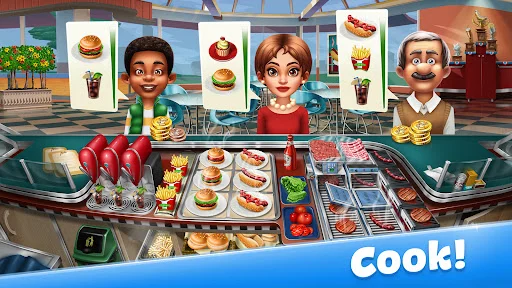 Cooking Fever डाउनलोड करें – दुनिया भर के स्वादिष्ट व्यंजन बनाएँ - Screenshot 1