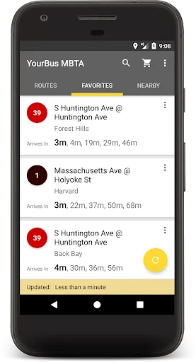 MBTA Boston Bus and Rail Track डाउनलोड करें – लाइव टाइम ट्रैकिंग - Screenshot 2