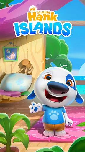 My Talking Hank: Islands डाउनलोड करें – नया एडवेंचर और पेट केयर - Screenshot 24