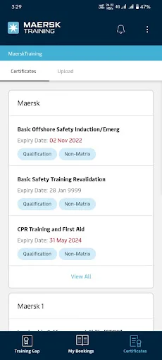 Maersk Training TMS डाउनलोड करें – अपना ट्रेनिंग रिकॉर्ड ट्रैक करें - Screenshot 7