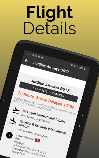 Fukuoka Airport Flight Info डाउनलोड करें – रीयल-टाइम उड़ान अपडेट - Screenshot 17