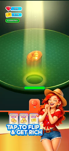 Idle Coin Flip: Clicker डाउनलोड करें – बेस्ट आइडल गेम फ्री - Screenshot 2