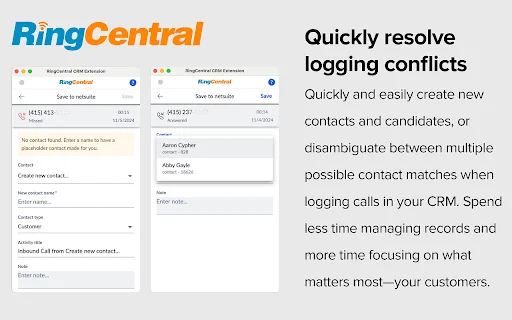 RingCentral App Connect डाउनलोड करें – CRM एकीकरण के साथ कॉल प्रबंधन - Screenshot 4