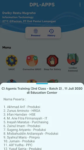 DPL APPS लेटेस्ट वर्जन डाउनलोड करें – PT Dok Pantai Lamongan के लिए - Screenshot 4