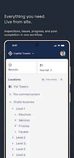 Visibuild डाउनलोड करें – निर्माण कार्य प्रबंधन और निरीक्षण टूल - Screenshot 2