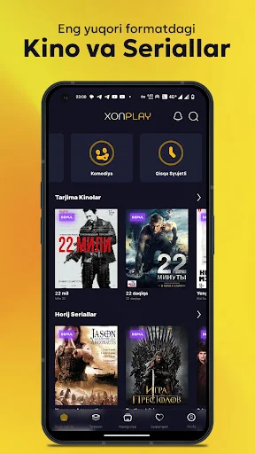XonPlay डाउनलोड करें – उज़्बेक फिल्मों और सीरियल्स का नया अनुभव - Screenshot 15