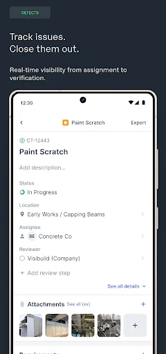 Visibuild डाउनलोड करें – निर्माण कार्य प्रबंधन और निरीक्षण टूल - Screenshot 4