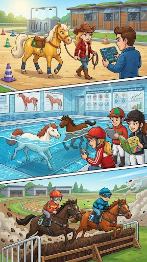 Horse Master डाउनलोड करें – घोड़ों को पालें और रेसिंग के दिग्गज बनें - Screenshot 14