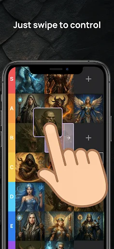 Tier List Maker डाउनलोड करें – अपनी पसंदीदा सूची फ्री में बनाएं - Screenshot 1