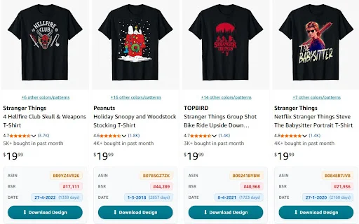 AMZSniper डाउनलोड करें – Merch और KDP के लिए सर्वश्रेष्ठ फ्री टूल - Screenshot 2
