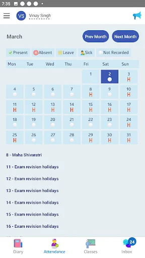 Dynos Parents App डाउनलोड करें – बच्चों की प्रगति ट्रैक करें - Screenshot 2