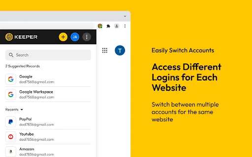 Keeper Password Manager डाउनलोड करें – सुरक्षित और तेज़ पासवर्ड सुरक्षा - Screenshot 4