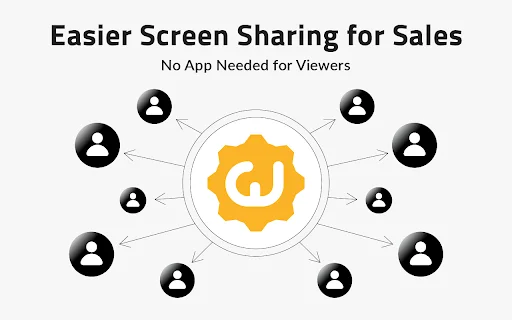 CrankWheel Screen Sharing डाउनलोड करें – बिना किसी डाउनलोड के आसान स्क्रीन शेयरिंग - Screenshot 1