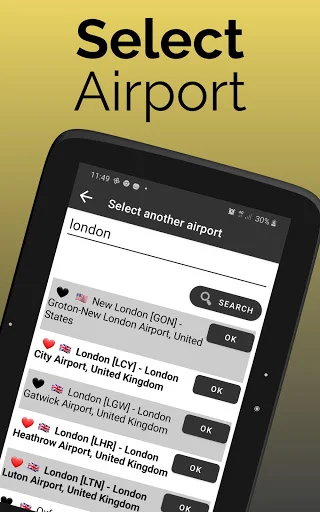Bristol Airport Flight Info डाउनलोड करें – लाइव फ्लाइट स्टेटस अपडेट - Screenshot 15