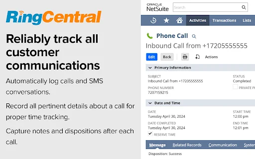 RingCentral App Connect डाउनलोड करें – CRM एकीकरण के साथ कॉल प्रबंधन - Screenshot 3