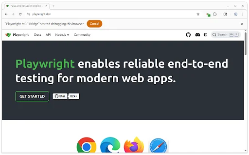 Playwright Extension डाउनलोड करें – AI वेब ऑटोमेशन और टेस्टिंग - Screenshot 1