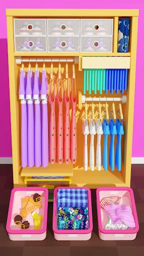 Fill Closet: Organizing Games डाउनलोड करें – ASMR पहेली गेम - Screenshot 4
