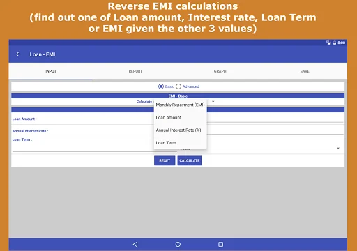 Financial Calculator India Pro डाउनलोड करें – भारतीय वित्तीय गणनाएँ - Screenshot 17