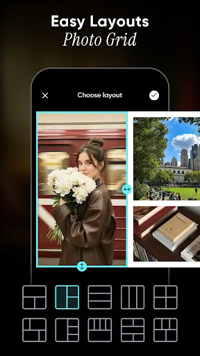 Ezi: Story Collage & Easy Post डाउनलोड करें – शानदार सोशल पोस्ट - Screenshot 3