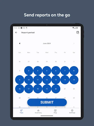 ABAX Driver ऐप डाउनलोड करें – बिज़नेस ट्रिप और माइलेज ट्रैकिंग - Screenshot 12