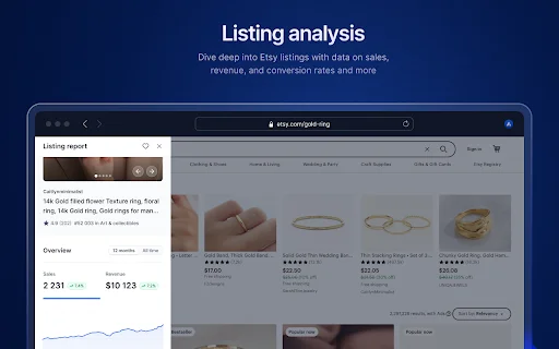 Alura Etsy Seller Tool डाउनलोड करें – Etsy SEO और सेल्स बढ़ाएं - Screenshot 3