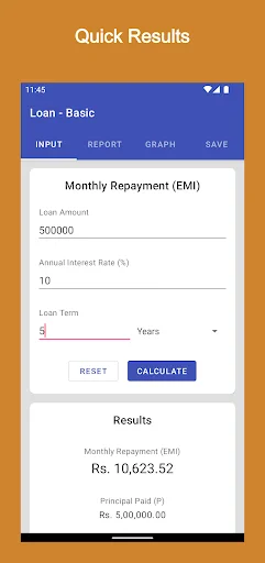Financial Calculator India Pro डाउनलोड करें – भारतीय वित्तीय गणनाएँ - Screenshot 3