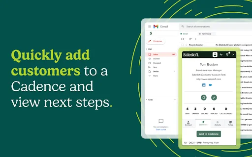 Salesloft Connect डाउनलोड करें – CRM और Gmail के लिए सर्वश्रेष्ठ टूल - Screenshot 5