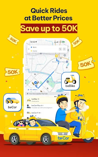 be – Multi-Service Platform डाउनलोड करें – राइड और डिलीवरी - Screenshot 8
