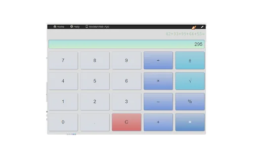 Calculator Chrome Extension डाउनलोड करें – सरल और तेज़ गणितीय गणना - Screenshot 2