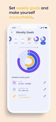 Beefit Tracker डाउनलोड करें – सर्वश्रेष्ठ ऑटोमैटिक फिटनेस ट्रैकर - Screenshot 4