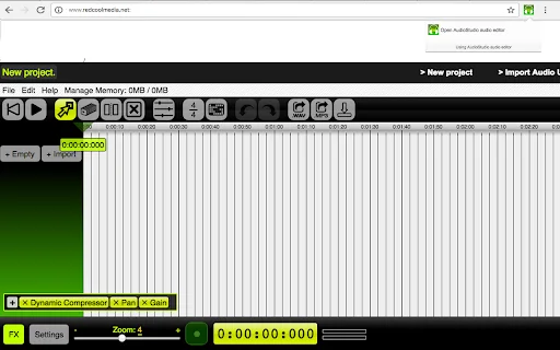 AudioStudio डाउनलोड करें – ऑनलाइन ऑडियो और म्यूजिक एडिटिंग टूल - Screenshot 3