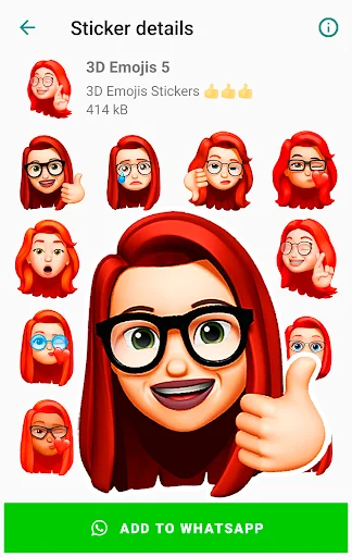 Funny Emojis Stickers डाउनलोड करें – WhatsApp के लिए बेहतरीन स्टिकर्स - Screenshot 20