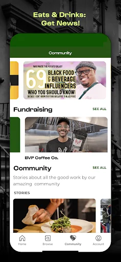 Find Local, Black-owned Eats! डाउनलोड करें – बेहतरीन रेस्टोरेंट खोजें - Screenshot 4