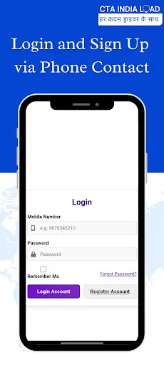 CTA Transport – Driver Partner ऐप डाउनलोड करें – भारत में ट्रकिंग आसान बनाएं - Screenshot 1