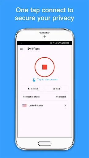 SwiftVPN डाउनलोड करें – सुरक्षित और तेज़ VPN सेवा का आनंद लें - Screenshot 1