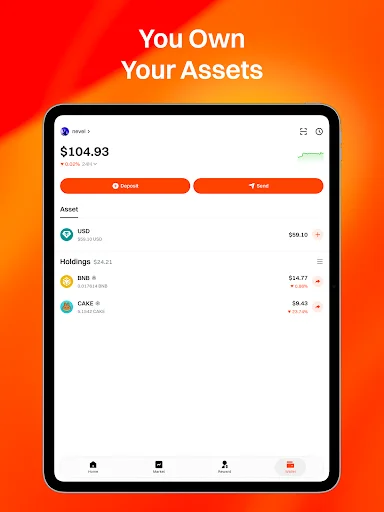 UXUY Wallet डाउनलोड करें – गैसलेस ऑन-चेन क्रिप्टो वॉलेट - Screenshot 10