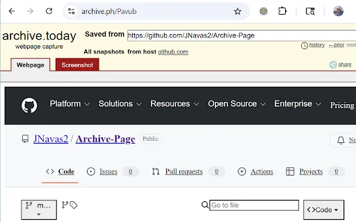 Archive Page डाउनलोड करें – Chrome के लिए वेब पेज सेव करें - Screenshot 4