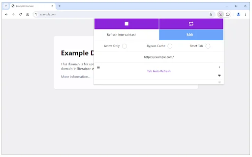 Tab Auto Refresh डाउनलोड करें – ब्राउज़र टैब ऑटो रिलोड टूल - Screenshot 1