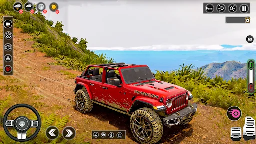 4×4 Jeep Driving Offroad Games डाउनलोड करें – रोमांचक ऑफरोड अनुभव - Screenshot 3