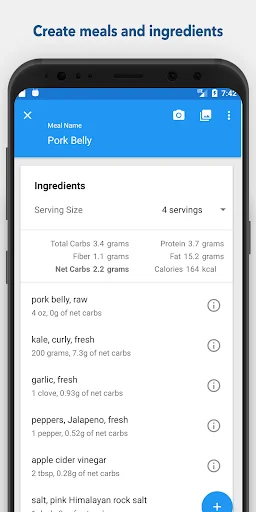 Keto Diet Tracker & Fasting डाउनलोड करें – कीटो रेसिपी और मैक्रो ट्रैकर - Screenshot 5