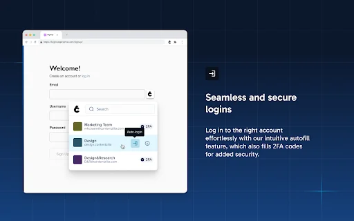 Cerby Browser Extension डाउनलोड करें – सुरक्षित अकाउंट मैनेजमेंट - Screenshot 2