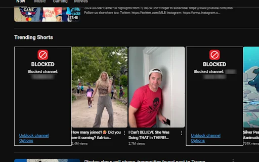 YTBlock डाउनलोड करें – YouTube पर अनचाहे वीडियो और चैनल ब्लॉक करें - Screenshot 6