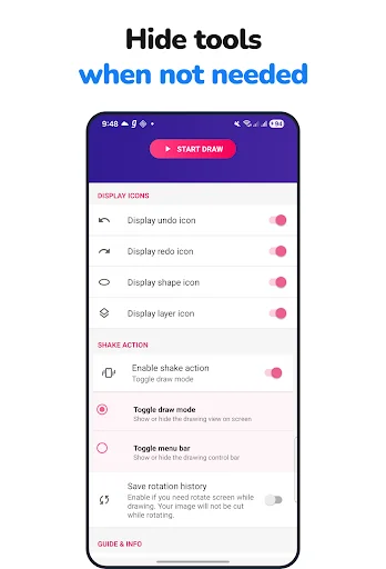Draw anywhere on Screen AZDraw डाउनलोड करें – स्क्रीन पर ड्रा करें - Screenshot 5