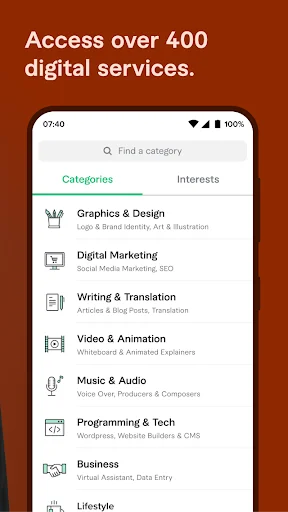 Fiverr ऐप डाउनलोड करें – फ्रीलांसिंग और ऑनलाइन काम पाएं - Screenshot 4