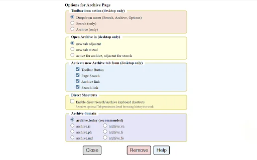 Archive Page डाउनलोड करें – Chrome के लिए वेब पेज सेव करें - Screenshot 2
