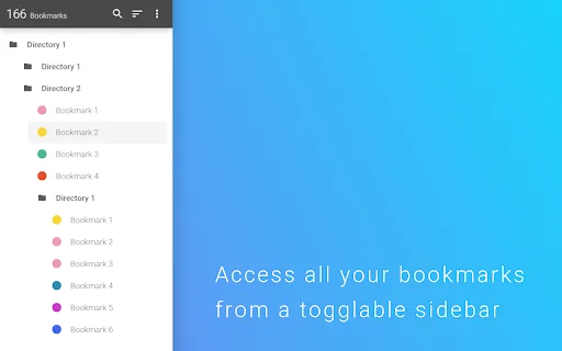 Bookmark Sidebar डाउनलोड करें – Chrome के लिए बेहतरीन बुकमार्क मैनेजर - Screenshot 1