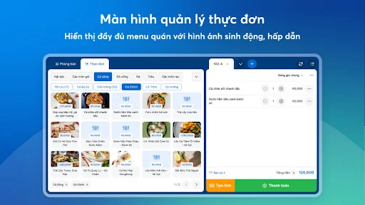 KiotViet Máy POS डाउनलोड करें – रेस्टोरेंट के लिए बेस्ट सेल्स मैनेजर - Screenshot 2