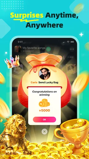 InParty डाउनलोड करें – दोस्तों के साथ ग्रुप वॉयस चैट और फन पार्टी - Screenshot 2