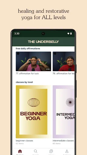 The Underbelly ऐप डाउनलोड करें – सभी के लिए समावेशी योग और ध्यान - Screenshot 3