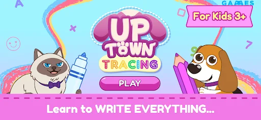 UpTown Tracing for Kids डाउनलोड करें – बच्चों के लिए लेखन सीखें - Screenshot 1